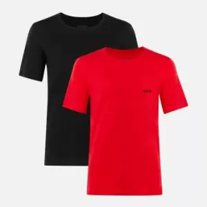 Image of HUGO Bodywear Mens 3 Pack RN T-Shirts - Black - XL