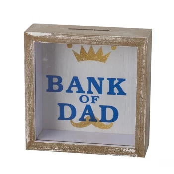 image of Bank Of Dad Money Box By Heaven Sends