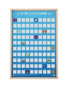 Image of Gift Republic 100 Things To Do After Quarantine Bucket List Poster