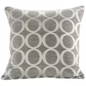 Image of Cushion Cover Oh 18 Silver Bed Sofa Accessory Unfilled Decor - Silver