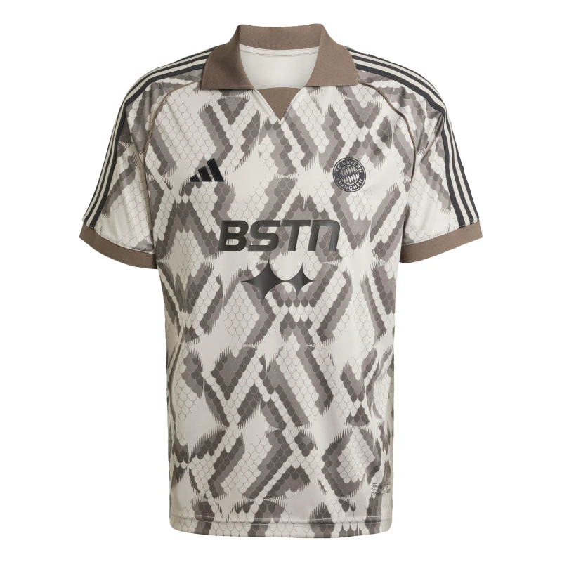 Image of adidas Mens adidas Bayern Munich x BSTN Shirt Light Brown male S