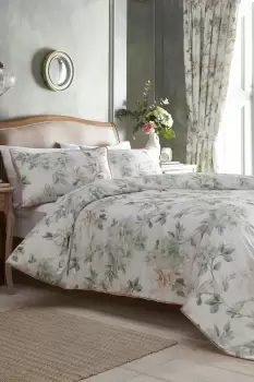 image of 'Campion' 100% Cotton Sateen Duvet Cover Set