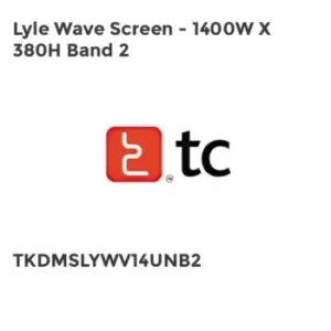 Image of TC Group Lyle Wave Screen - 1400W x 380H Band 2
