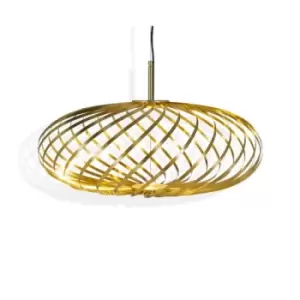 image of Tom Dixon Small Spring Pendant Brass / Brass