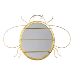 Image of Sass & Belle Gold Bee Mirror & Jewellery Hanger