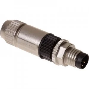 image of Sensor actuator connector M8 Plug straight No. of pins RJ 4