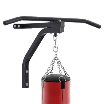 Image of HOMCOM Boxing Wall Mount Hanger-Black