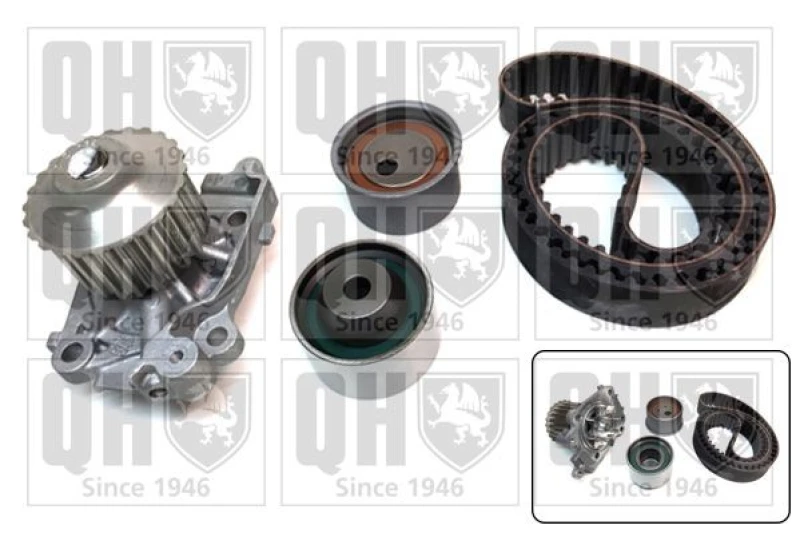 Image of QUINTON HAZELL Water pump and timing belt kit QUINTON HAZELL QBPK5380