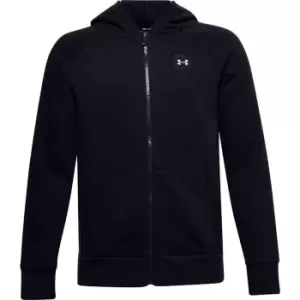 image of Under Armour Armour Rival Fleece Zip Hoodie Juniors - Black