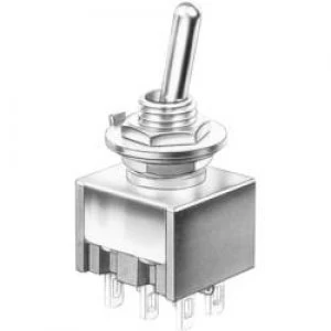 image of Toggle switch 30 Vdc 4 A 2 x OnOn Marquardt 9040.