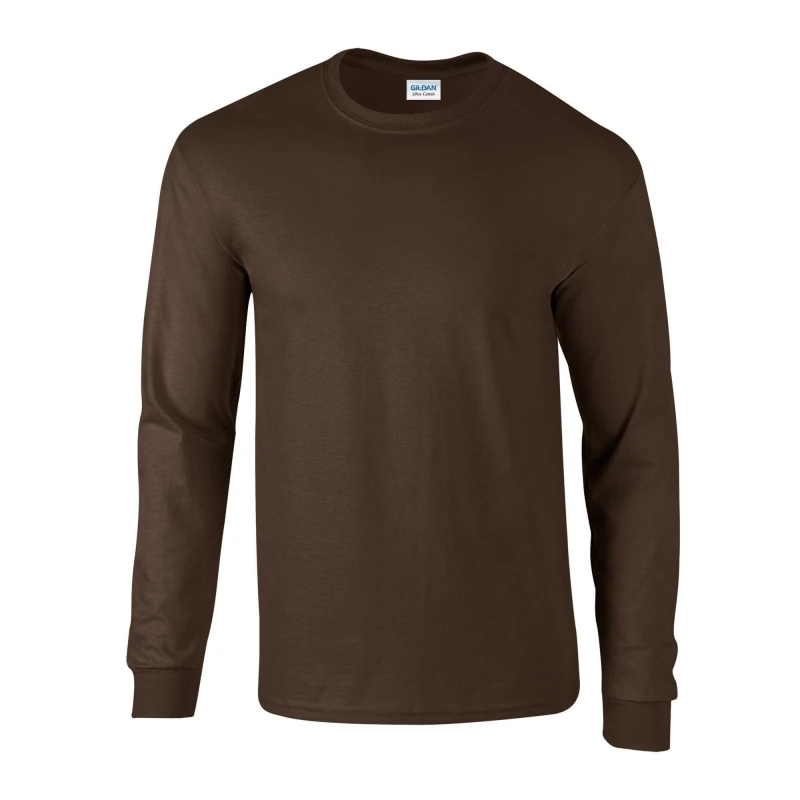 Image of Premier Premier Men Ginmill Checked Long-Sleeved Shirt in Chocolate Size: Medium Chocolate M Male 5063470401017
