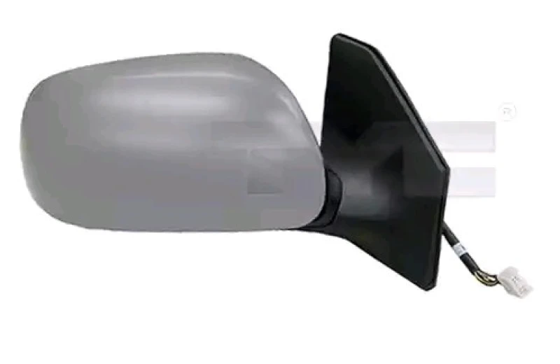 Image of TYC 336-0075 Wing mirror Right, Heatable, primed, Black Outside Mirror (50)
