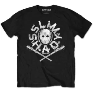 Eminem - Shady Mask Unisex XXX-Large T-Shirt - Black