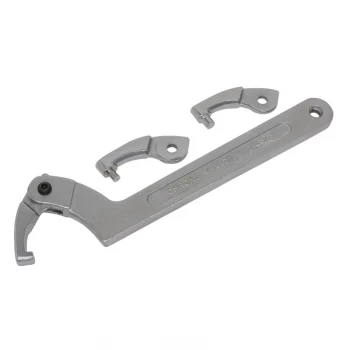Image of Adjustable C Spanner - Hook & Pin Wrench Set 4PC 51-121MM