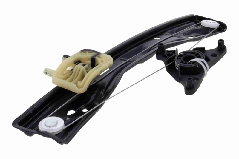Image of VAICO V20-4882 Window regulator Green Mobility Parts Right Rear, Operating Mode: Electric, without electric motor, with bolted-on plate Window Winder