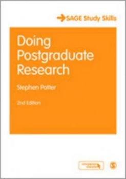 Image of Doing Postgraduate Research by Stephen Potter Paperback