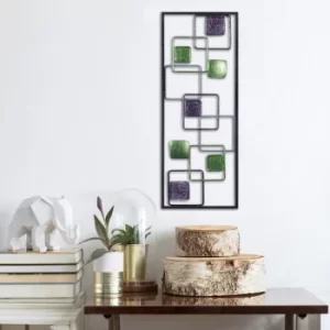Image of Infinite Multicolor Decorative Metal Wall Accessory