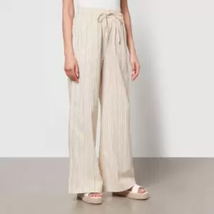 Image of Aligne Hillier Cotton-Poplin Wide-Leg Trousers - EU 40/UK 12