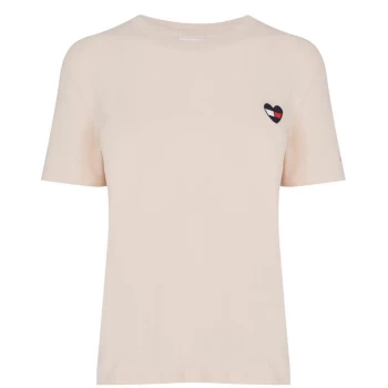 Image of Tommy Jeans Tommy Jeans Homespun T Shirt - Smooth Stone