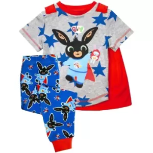 image of Bing Bunny Boys Long Pyjama Set (2-3 Years) (Grey/Blue/Red)