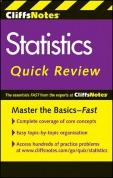 Image of Cliffsnotes Statistics Quickreview by Scott Adams Book