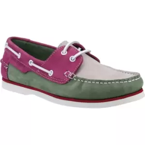 Image of Hush Puppies Womens Hattie Leather Lace Up Boat Shoes UK Size 6 (EU 39)