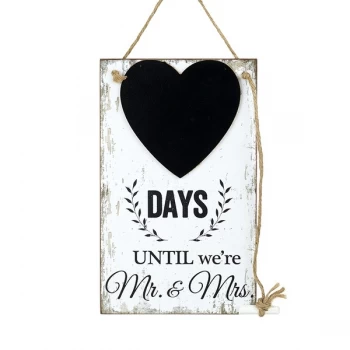 Image of Countdown Chalk Board By Heaven Sends