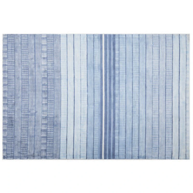 Image of Beliani Rug Yardere Light Blue 160 X 230 Cm Viscose