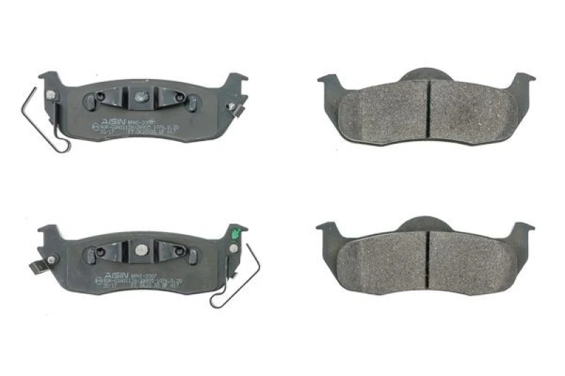Image of AISIN Brake pad set AISIN BPNI-2007