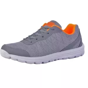 Image of Dek Unisex Adult Hyde Park Trainers (11 UK) (Grey/Orange)