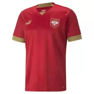 Puma Serbia Home Shirt 2022 Mens - Red