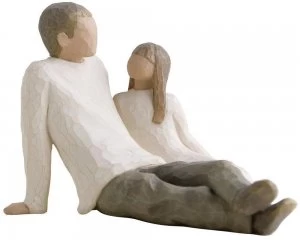 Image of Willow Tree Father and Daughter Figurine