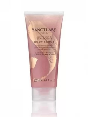 Image of Sanctuary Spa Sanctuary Spa White Lily And Damask Rose Body Scrub, 200ml