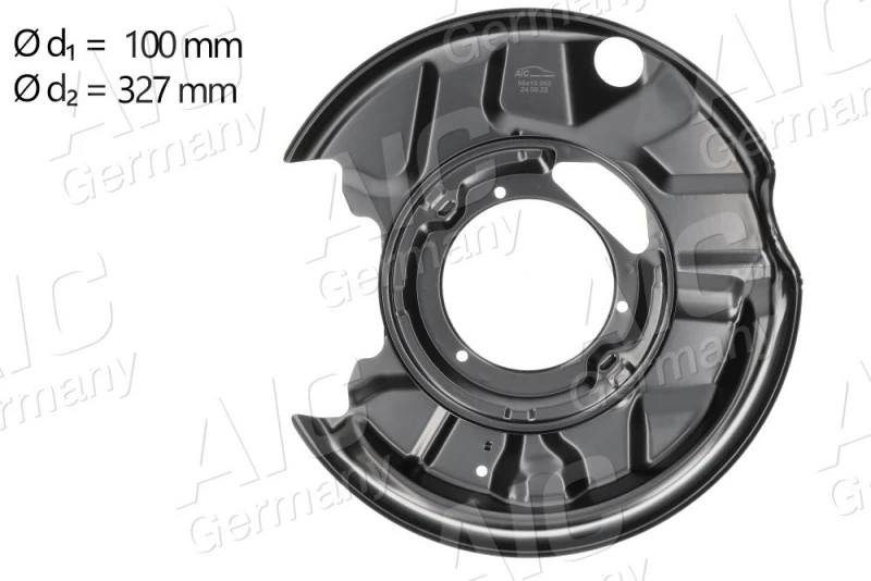 Image of Brake disc backing plate AIC 56415