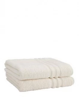 Image of Catherine Lansfield Zero Twist Bath Sheets (2 Pack) 450Gm