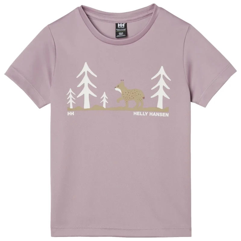 Image of Helly Hansen Kids Long Sleeve Jersey Helly Hansen Technical Craphic Violet Unisex 5 ans