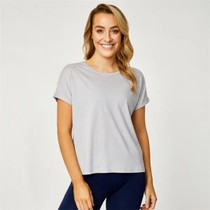 image of USA Pro Pro Boyfriend Tee - Grey Marl