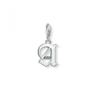 Image of Ladies Thomas Sabo Sterling Silver Charm Club Letter A Charm
