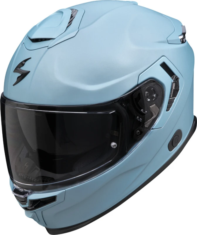 Image of Scorpion EXO-GT SP AIR Solid Matt Celeste Blue Full Face Helmet Size L