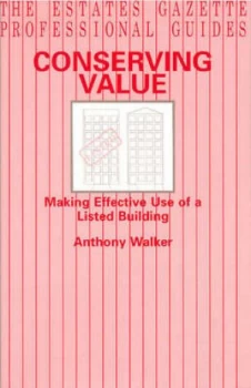 Image of Conserving Value by Anthony Walker Paperback