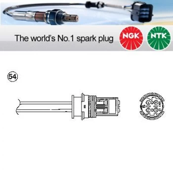 Image of 1x NGK NTK Oxygen O2 Lambda Sensor OZA600-BM1 OZA600BM1 (0068)