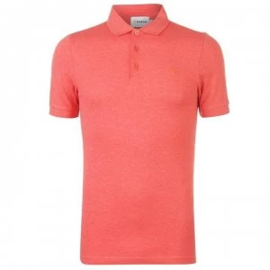 Image of Farah Vintage Farah Blaney Pique Polo Shirt - Red Coat 633