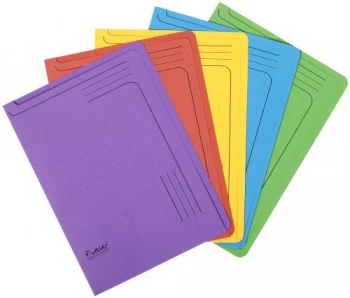 Image of Forever Slip File A4 290gsm Assorted PK25