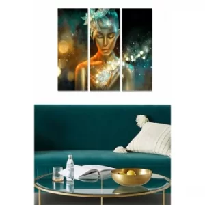 Image of MDF1170209989 Multicolor Decorative MDF Painting (3 Pieces)