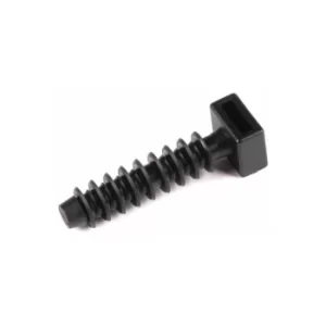 Image of HellermannTyton Cable Tie Mount, Wall Plug 7-8MM Fixing Hole (Pk-100)