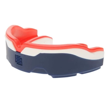 Image of Makura Tephra Mouth Guard Senior - Blue/Red/White
