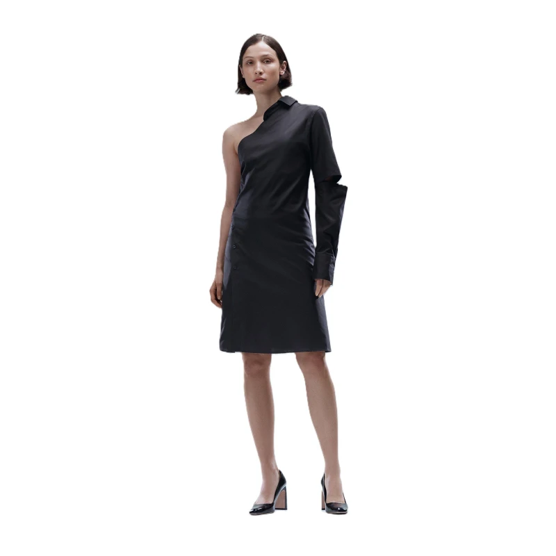 Image of Boss Womens Demeer Long-Sleeve Blouse Black female 8 (S)
