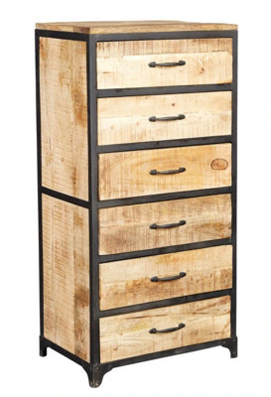 Image of Indian Hub Cosmo Industrial Tall Chest