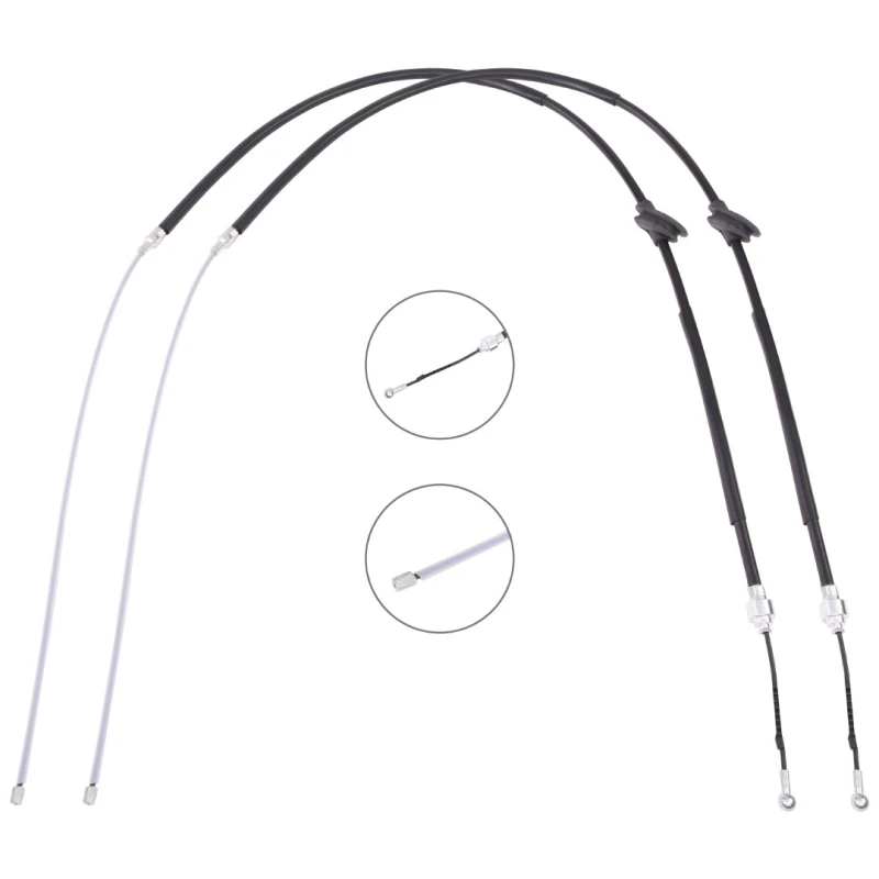 Image of RIDEX 124C1180 Brake Cable Left Rear, 1723/1090mm Cable,parking brake (124)