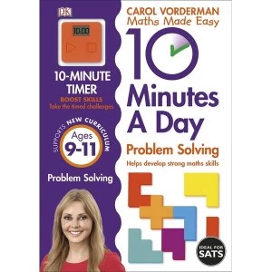 Image of 10 Minutes a Day Problem Solving KS2 Ages 9-11 by Carol Vorderman (Paperback, 2015)